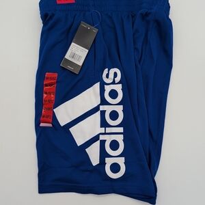 Adidas Kids Blue and White Shorts